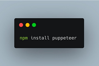 Web Scraping with NodeJS using Puppeteer.