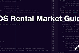 EOS Rental Market Guide and Opinion