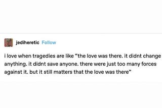 What it has always been and will never change (you can’t break the ties that bind).