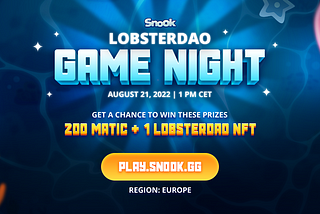 LobsterDAO Game Night