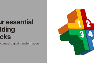 Four essential building blocks for a successful digital transformation