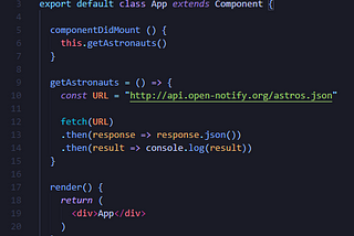 JavaScript Fetch API Example