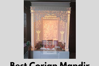 Best Corian Mandir