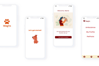 Wagto : Emergency medical services for pets and strays , A UX Case Study
