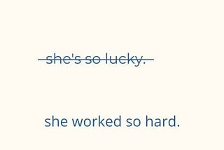 Luck and work
