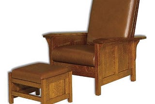 Buy Clearspring Panel Morris Chair from Online Amish Furniture