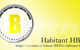 Habitant HBT BEP20 Token. https://c-exins.co/tokens/BEP20/habitant-hbt/