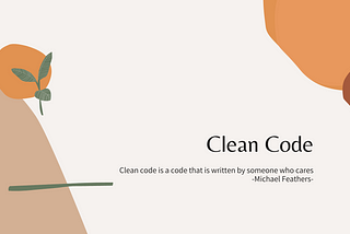 CC — Clean Code