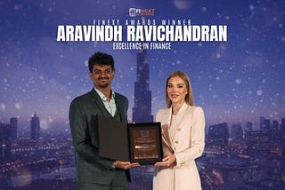 “Aravindh Ravichandran: Catalyzing Innovation in Finance — Honored with Startups Award”