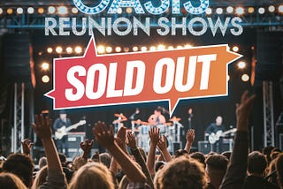 10 hours after the opening of the sale, the band Oasis announced that all shows were sold out