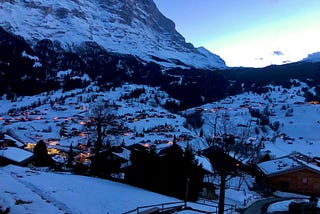 This is Grindelwald, Swiss for you.