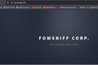 Fowsniff CTF — Walkthrough-TryHackMe