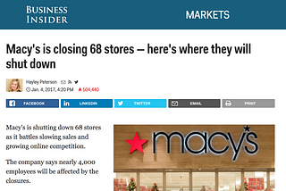 Macy’s is a no longer a retailer