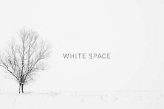 Power your designs by using white space