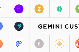 Introducing Gemini Custody™