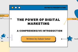 blog cover image of introduction of digital marketing