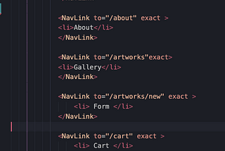 How I added a NavBar on my React-Redux App