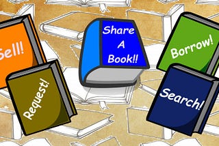 Book sharing concept is now ON THE GO