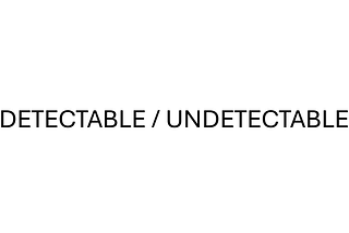 An undetectable mass