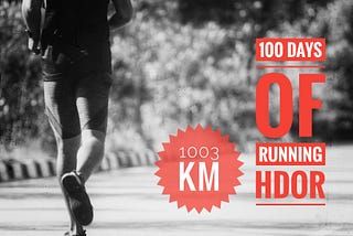 100 days of Running