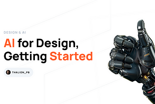 Featured image, with robotic hand generated by AI
