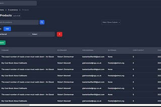 Rocket Django — DataTable View generated from imported CSV/XSL