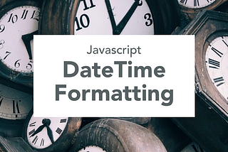 Converting Javascript Date objects to readable formats