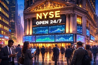 NYSE Announces Blockchain Platform for 24/7 Stock Trading.