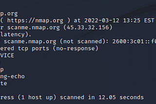 NMap Basics