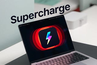 MacBook showing Supercharge app