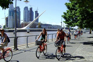 Buenos Aires bicycle lanes (II): Let’s go for a ride together