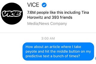 Sexism Made VICE Reject My Pitch For An Article Written Entirely by Predictive Text