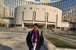 Visiting the People’s Bank of China, Beijing Stock Exchange, Beijing Financial Street, and the…