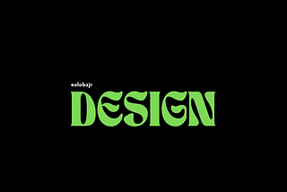 What is Design?