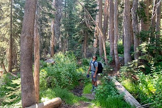 Backpacking in the Kings Canyon National Park. Photo: Briony Smith, 2019