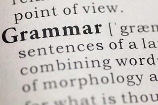 Why Grammar Matters