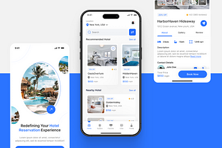 Hotel Booking App UIUX Design