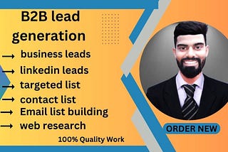 I will do targeted b2b linkedIn lead generation business email list for any industry