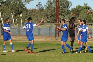 The ups and downs of football in the red centre