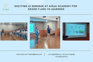 AI Presentation at Airaa Academy is Best CBSE school in Bangalore — Airaa academy is the best CBSE school in Jayanagar in Bangalore