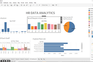 Unraveling HR Data: A Journey Through Visualization with Tableau