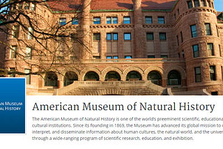 Museu Americano de História Natural oferece cursos online gratuitos