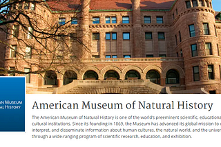 American Museum of Natural History offers free online courses