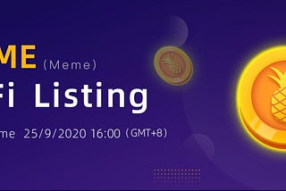 [Листинг] Bibox Дефи Проведет Листинг Meme (MEME) 09/25/2020