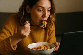 She Told Me to Eat Without a Screen. It Unlocked Something I Wasn’t Ready to Face.