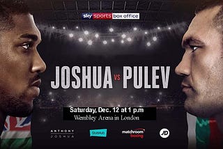 [DAZN-TV]. Anthony Joshua vs Kubrat Pulev Live S-tream Full Fight Free On DAZN