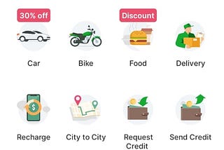 Careem HomePage like Customized Carousel Slider in Flutter with controls