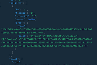 Exploring a Merkle tree database