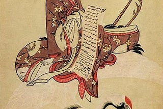 Courtesan Flying on a Crane