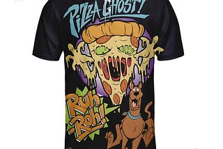 Scooby Doo Pizza Ghost Polo Shirt